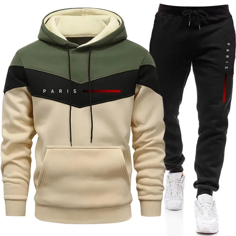 Winter Clothing Pants - Мужской спортивный костюм Paris Fashion: повседневные
