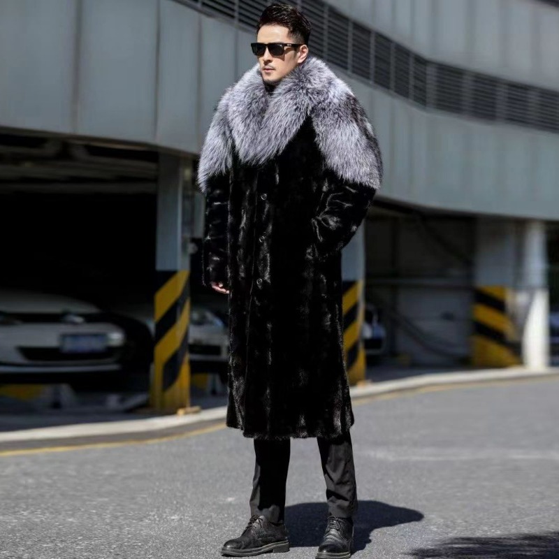 Мужское пальто из искусственно – обзор и цена Winter Clothing Brand