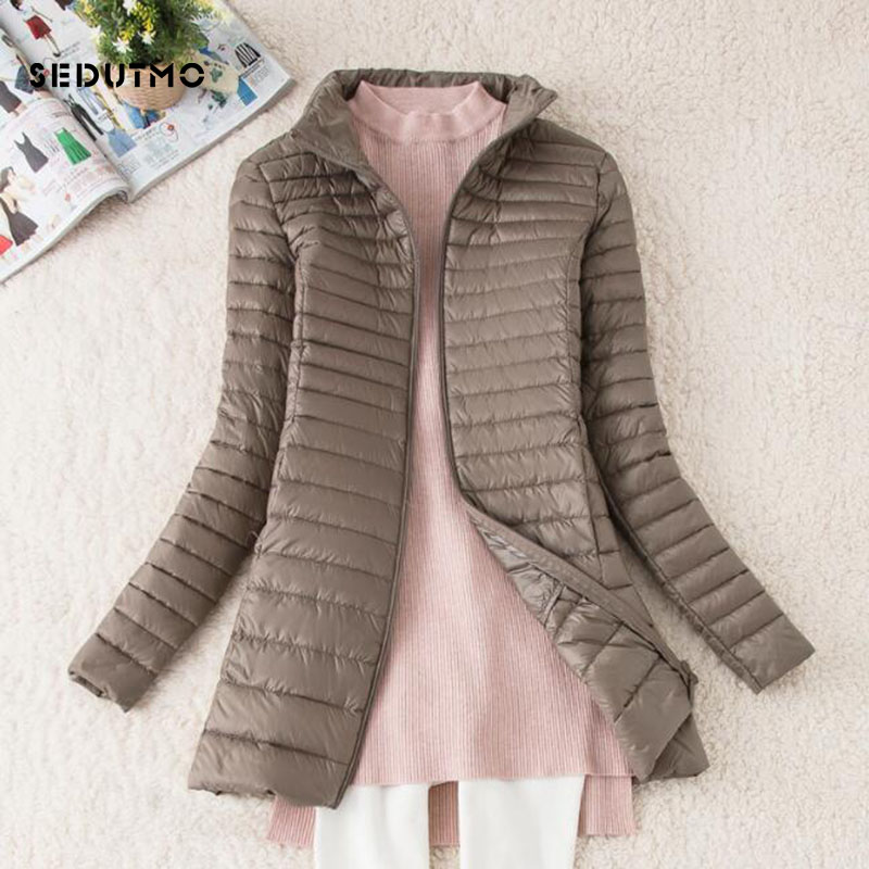 Зимний длинный женский пуховик – обзор и цена Puffer Jacket Women Down