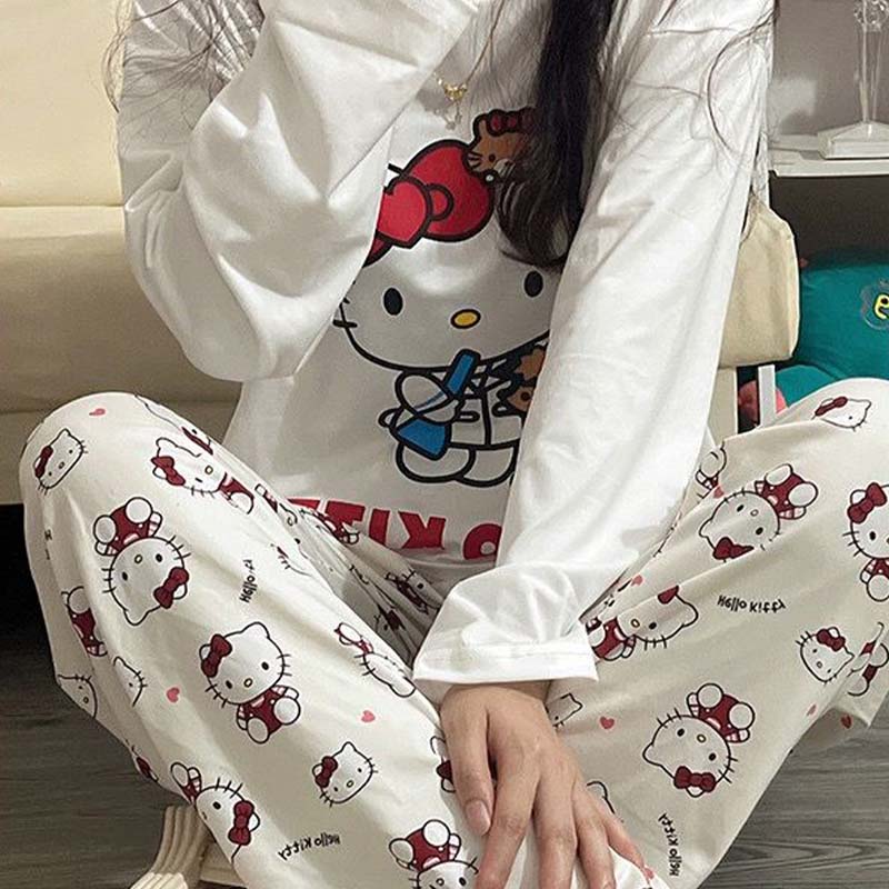 Kawaii Sanrios, женский пижамн – обзор и цена Winter Clothing Girls