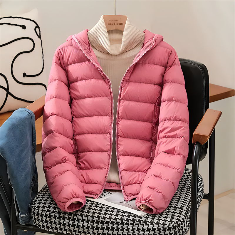 Женская приталенная куртка-пух – обзор и цена Puffer Jacket Women Down