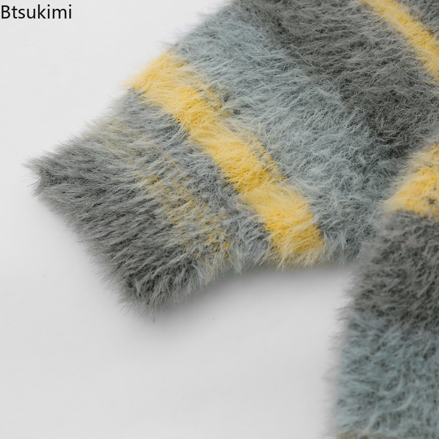 Мужской утолщенный вязаный кар – обзор и цена Yellow Winter Clothing