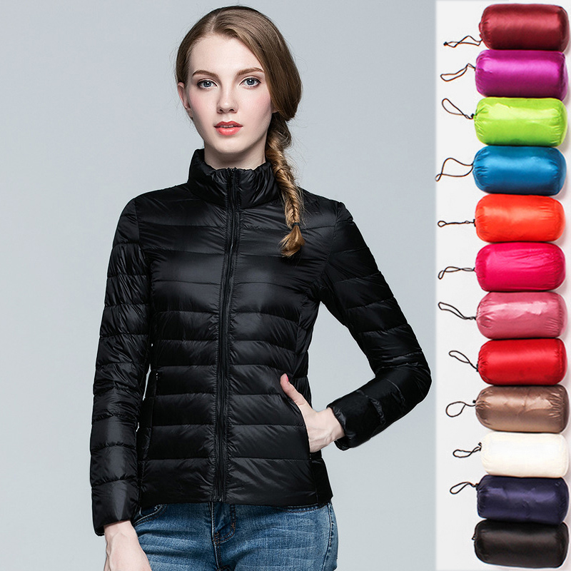 Женская короткая куртка-пухови – обзор и цена Puffer Jacket Women Down