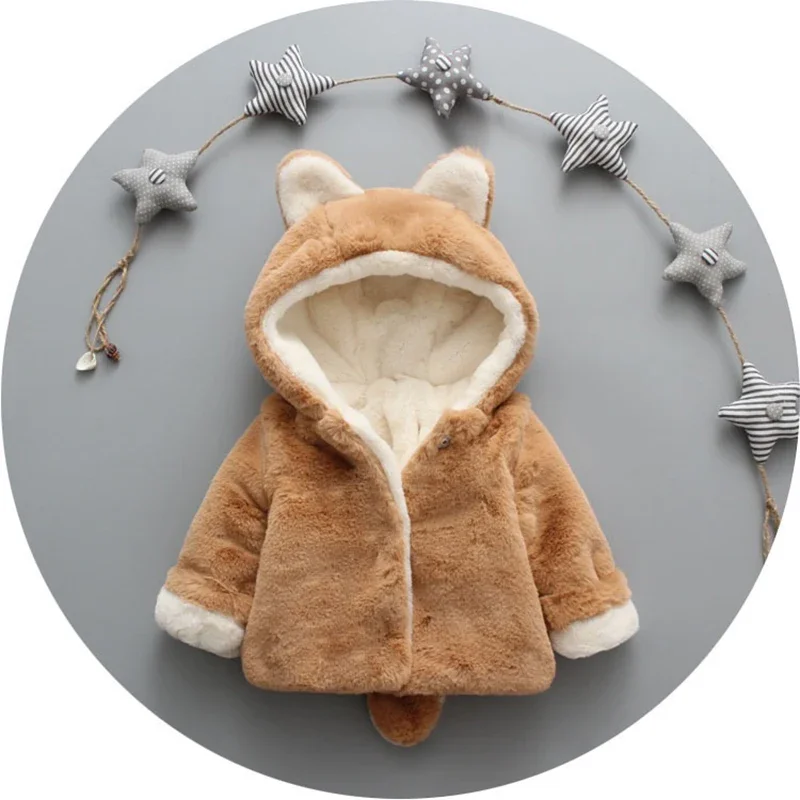 Милая плюшевая Детская куртка  – обзор и цена Winter Clothing Toddler